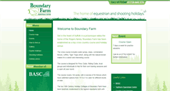 Desktop Screenshot of boundary-farm-crosscountry-equine-shooting-holidays.com